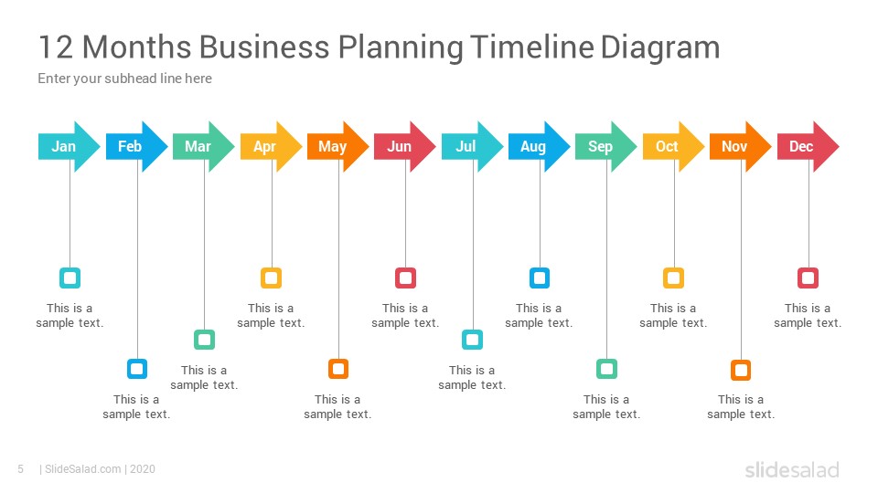 Detail Free Editable Timeline Template Powerpoint Nomer 45