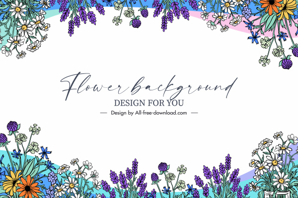 Detail Free Flower Background Template Nomer 5