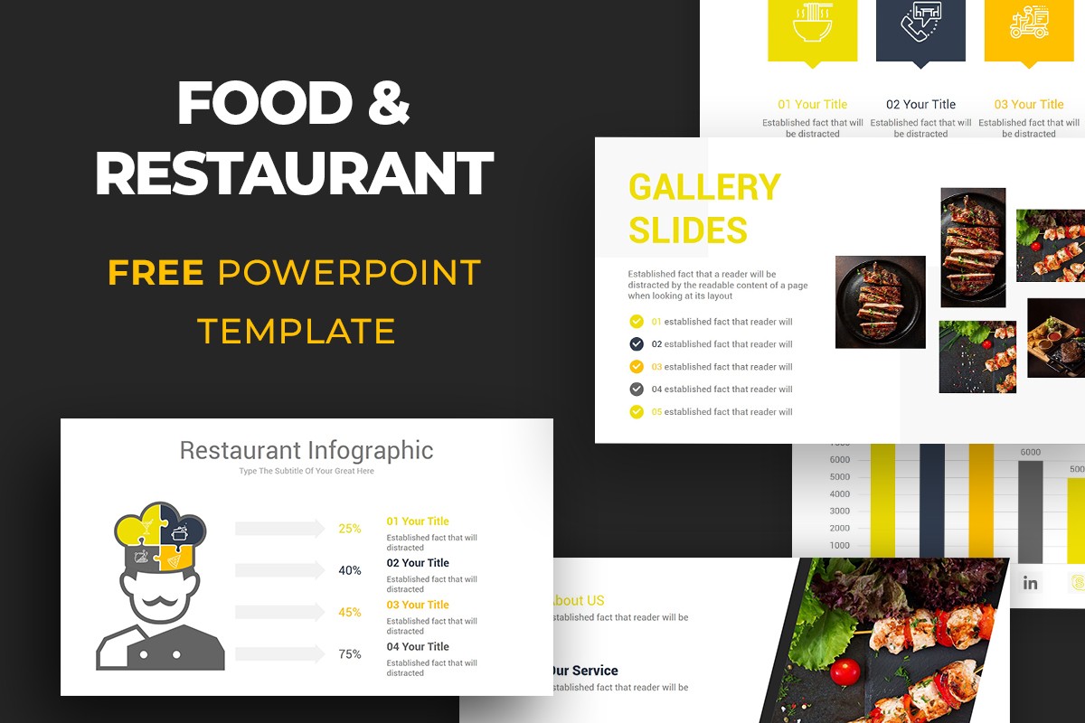 Detail Free Food Powerpoint Template Nomer 43