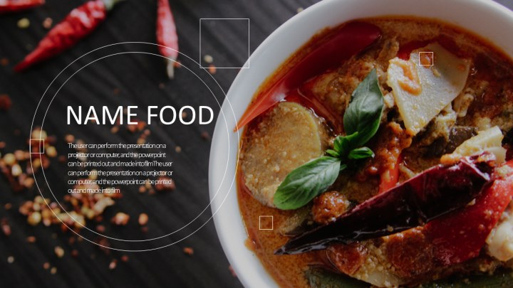 Detail Free Food Powerpoint Template Nomer 49