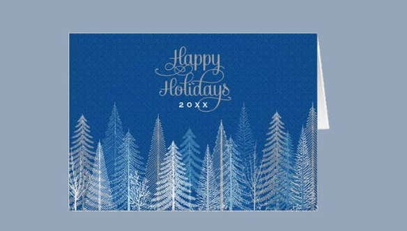 Detail Free Holiday Card Template Nomer 11