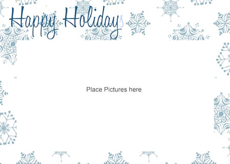 Detail Free Holiday Card Template Nomer 18