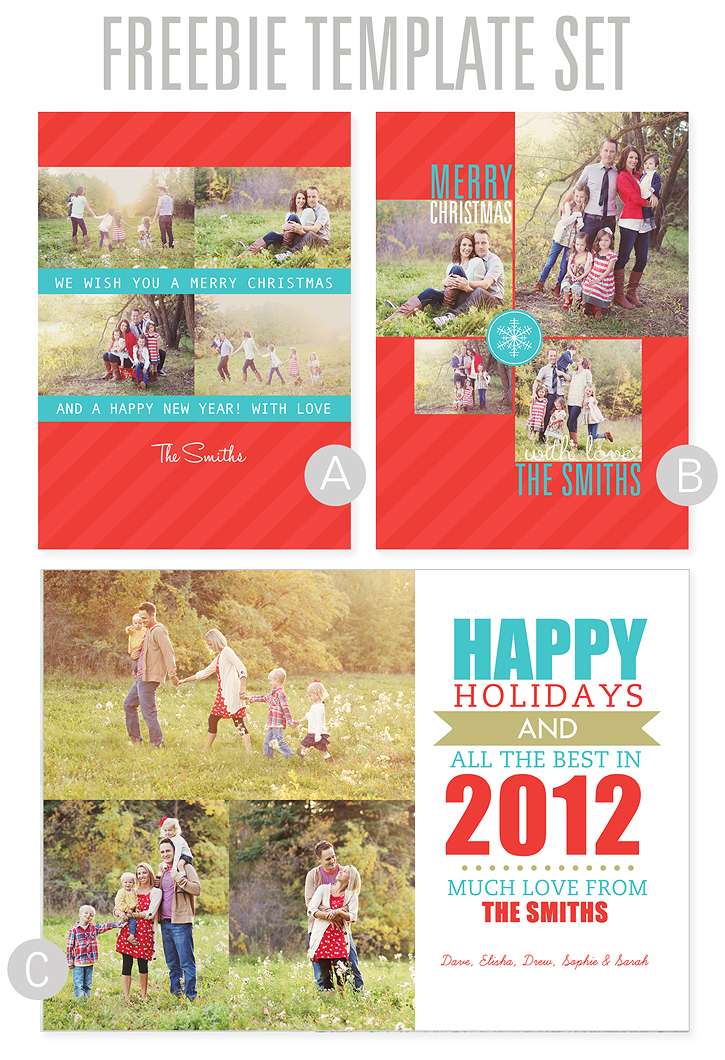 Detail Free Holiday Card Template Nomer 31