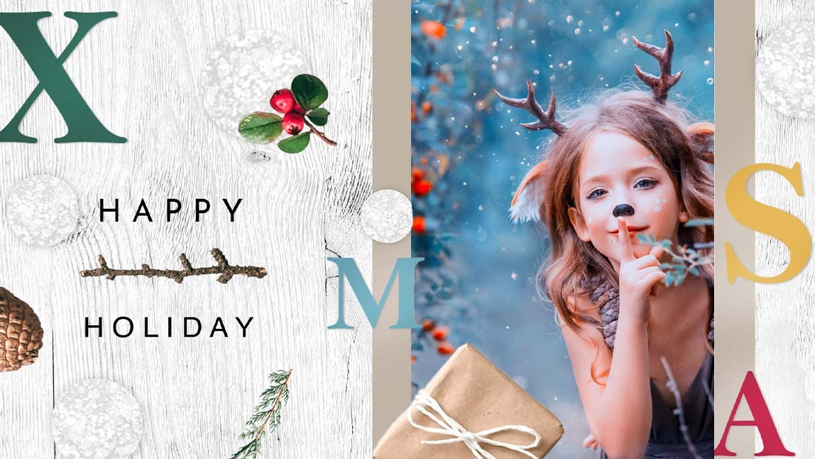Detail Free Holiday Card Template Nomer 32