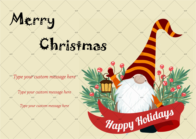 Detail Free Holiday Card Template Nomer 33