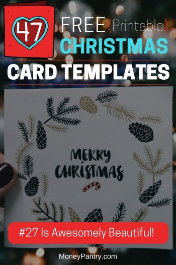 Download Free Holiday Card Template Nomer 37