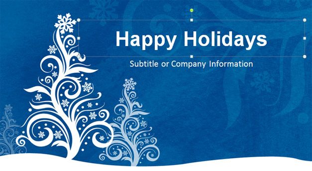 Detail Free Holiday Card Template Nomer 46