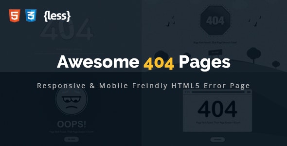 Detail Free Html Error Page Template Nomer 43