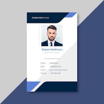 Detail Free Id Card Template Nomer 21