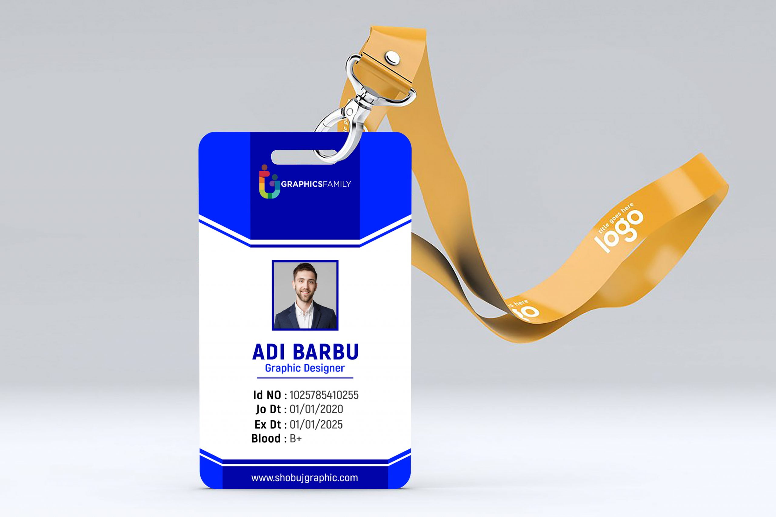 Detail Free Id Card Template Nomer 33