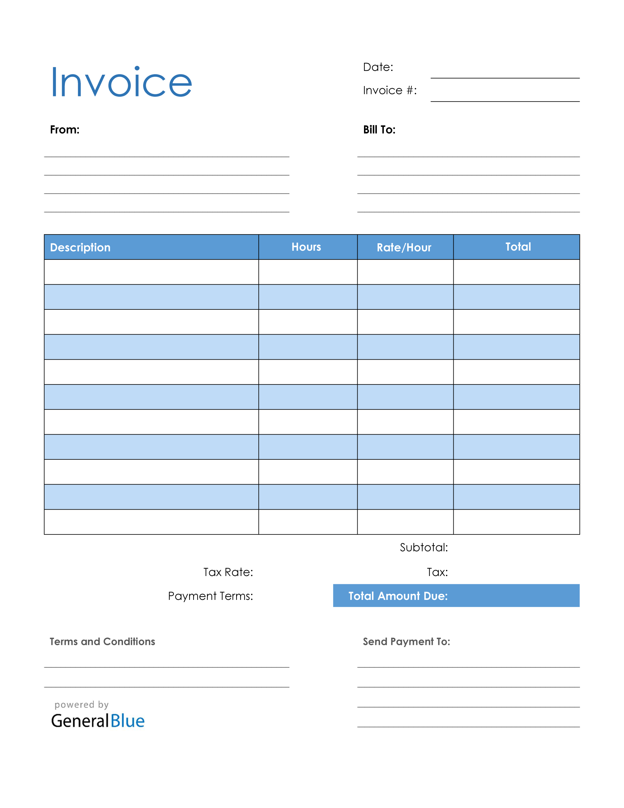 Detail Free Invoice Template Nomer 21