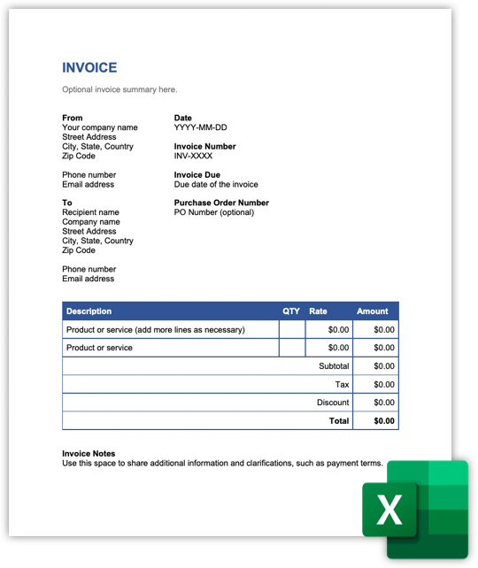 Detail Free Invoice Template Nomer 31
