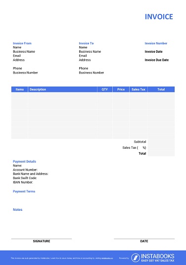 Detail Free Invoice Template Download Nomer 31