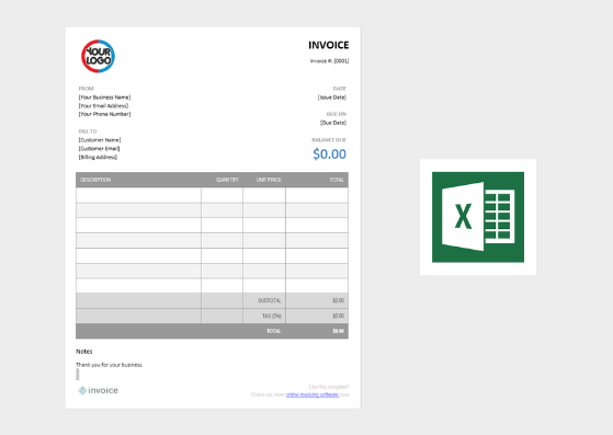 Detail Free Invoice Template Excel Nomer 11