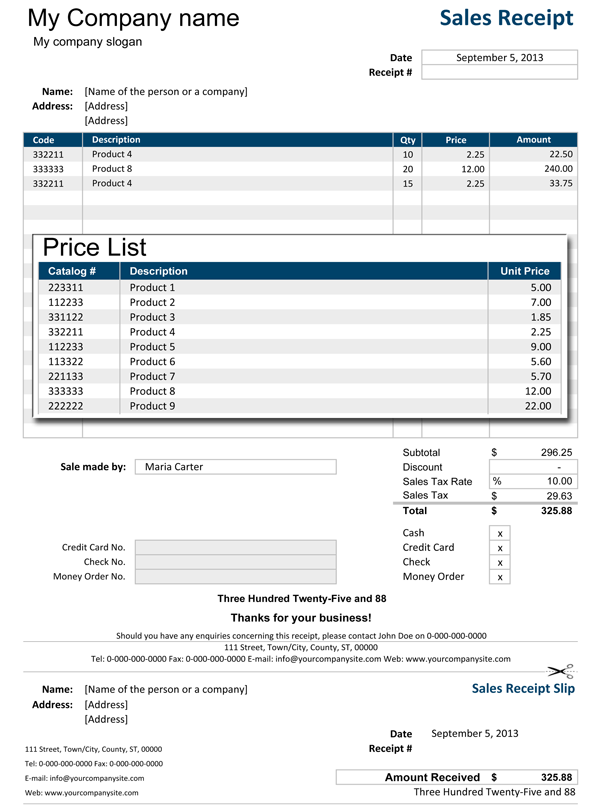 Detail Free Invoice Template Excel Nomer 41