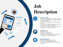 Detail Free Job Description Powerpoint Template Nomer 21