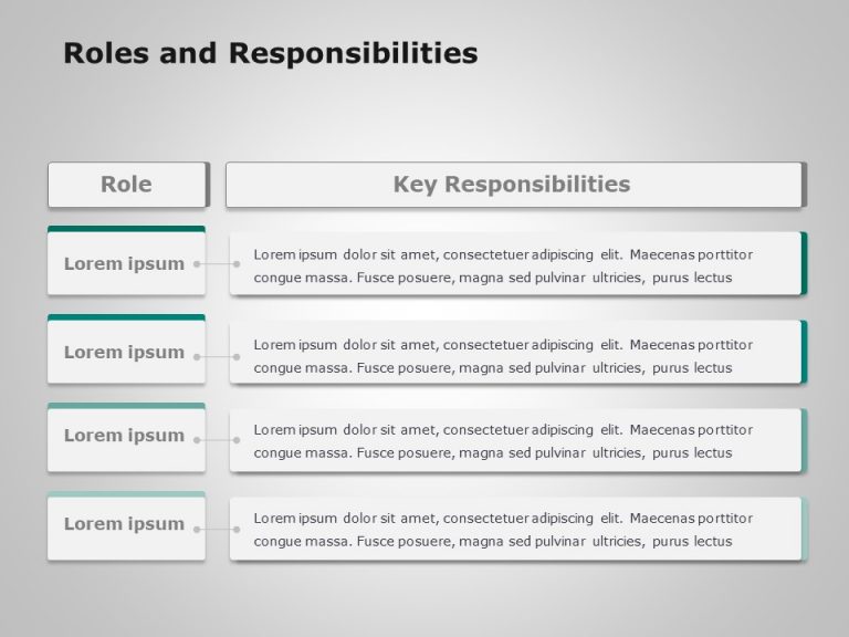 Detail Free Job Description Powerpoint Template Nomer 50