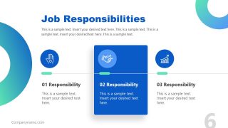 Detail Free Job Description Powerpoint Template Nomer 10