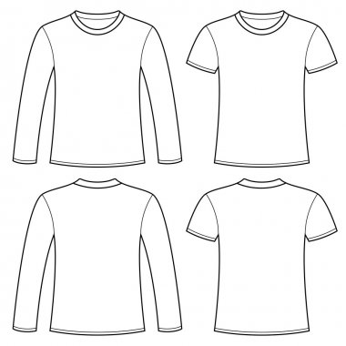 Detail Free Long Sleeve Shirt Template Nomer 20