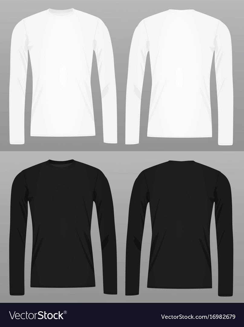 Detail Free Long Sleeve Shirt Template Nomer 3