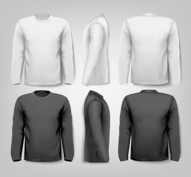 Detail Free Long Sleeve Shirt Template Nomer 37