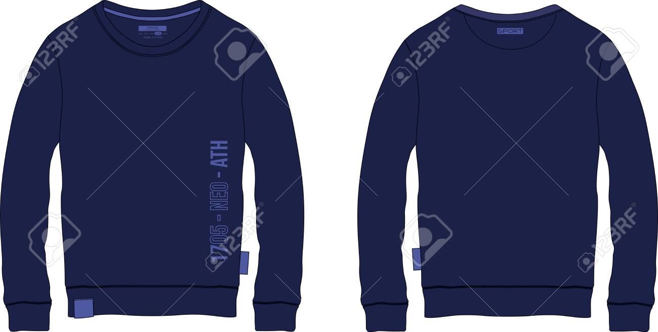 Detail Free Long Sleeve Shirt Template Nomer 41