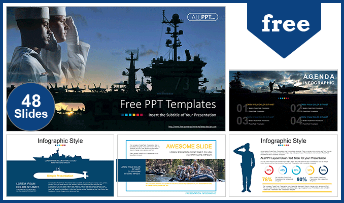 Detail Free Maritime Powerpoint Template Nomer 15