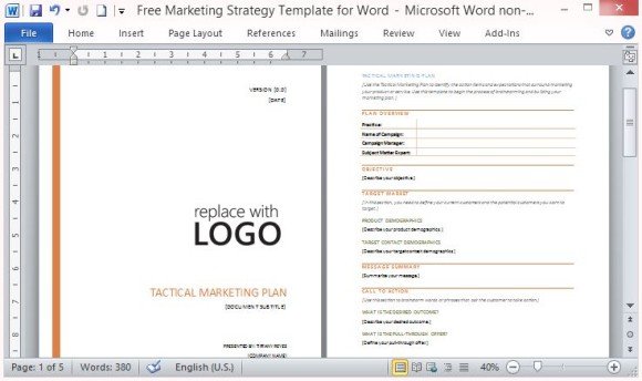 Detail Free Marketing Campaign Template Nomer 14