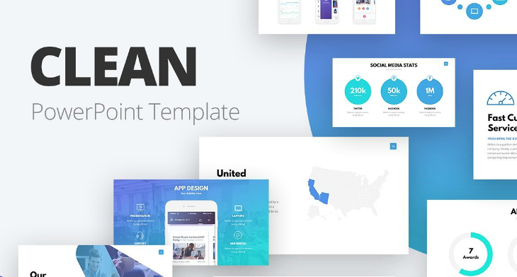 Detail Free Minimalist Powerpoint Template Nomer 38