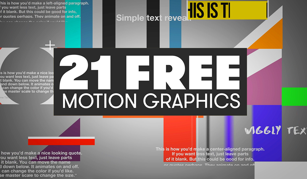 Free Motion Graphic Template Premiere Pro - KibrisPDR