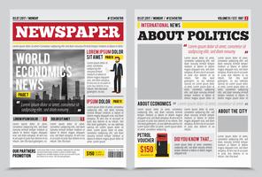 Detail Free Newspaper Template Nomer 19