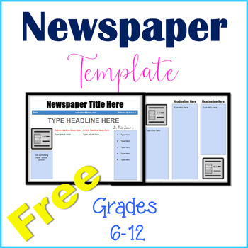 Detail Free Newspaper Template Nomer 29