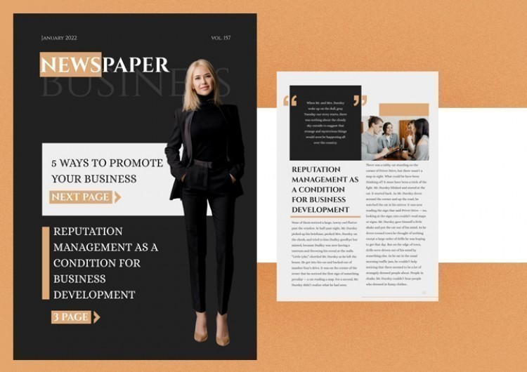 Detail Free Newspaper Template Nomer 35