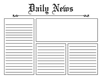 Detail Free Newspaper Template Nomer 39