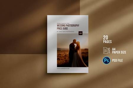 Detail Free Photography Price List Template Psd Nomer 44
