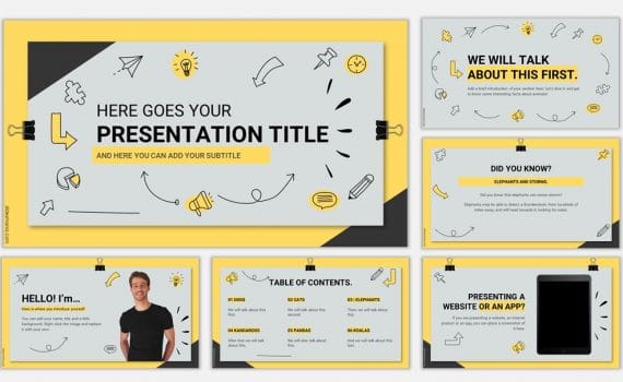 Detail Free Powerpoint Template Ppt Nomer 11