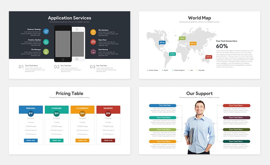 Detail Free Powerpoint Template Startup Pitch Nomer 10