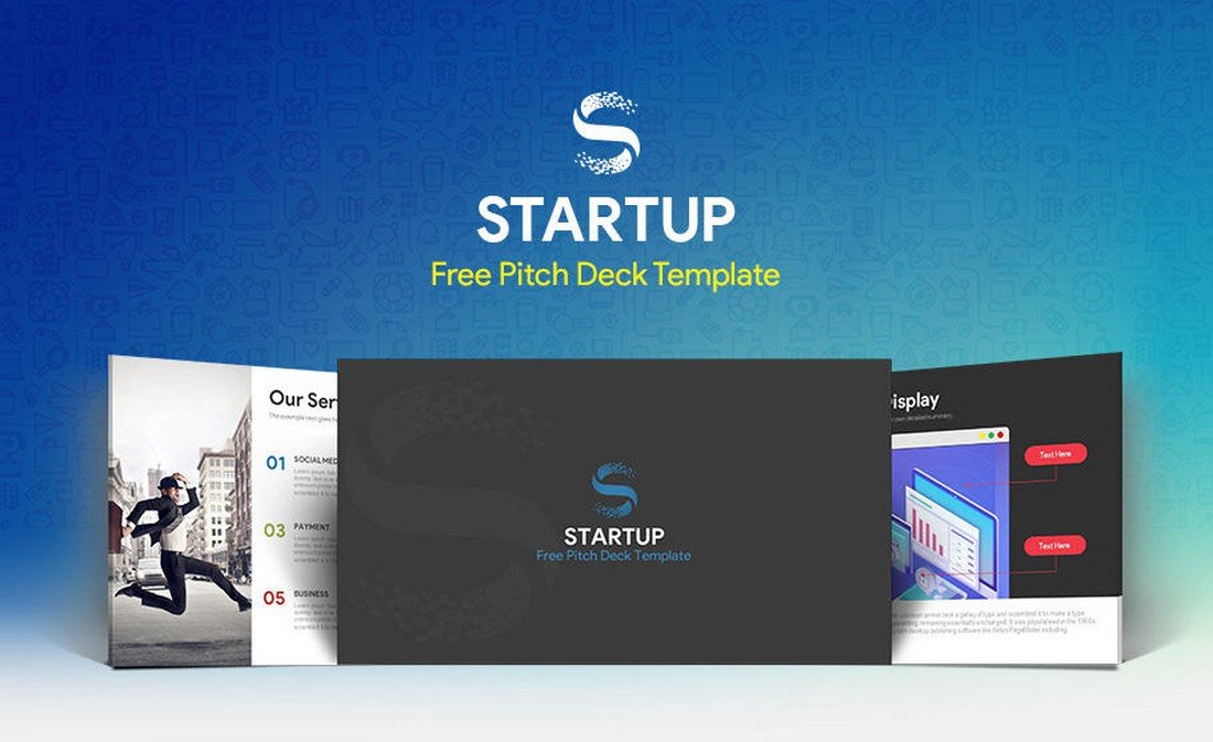 Detail Free Powerpoint Template Startup Pitch Nomer 13
