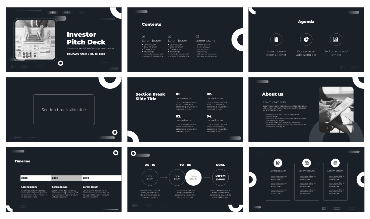 Detail Free Powerpoint Template Startup Pitch Nomer 16