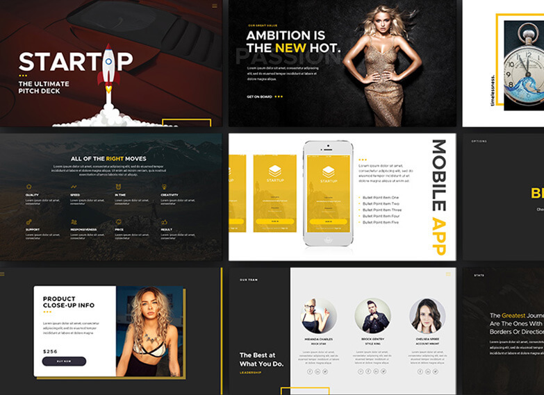 Detail Free Powerpoint Template Startup Pitch Nomer 20