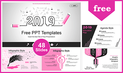 Detail Free Ppt Template 2019 Nomer 3
