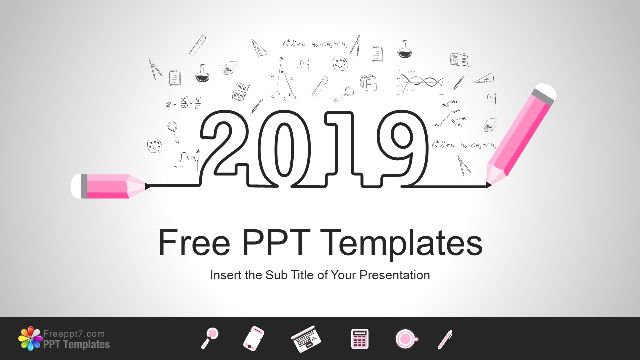 Detail Free Ppt Template 2019 Nomer 32