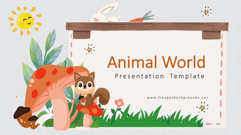 Free Ppt Template Animals - KibrisPDR