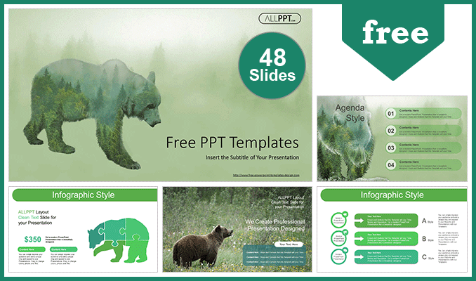 Detail Free Ppt Template Animals Nomer 13
