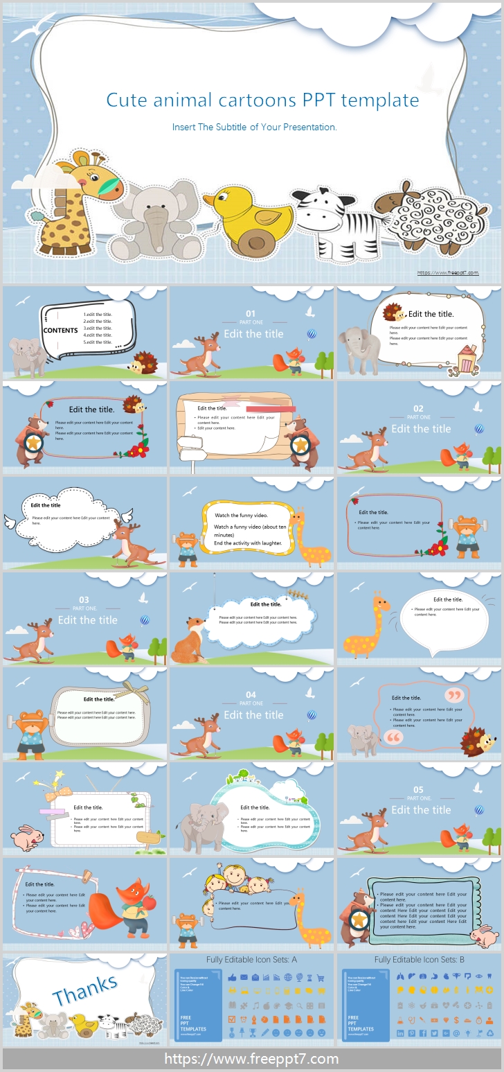 Detail Free Ppt Template Animals Nomer 44