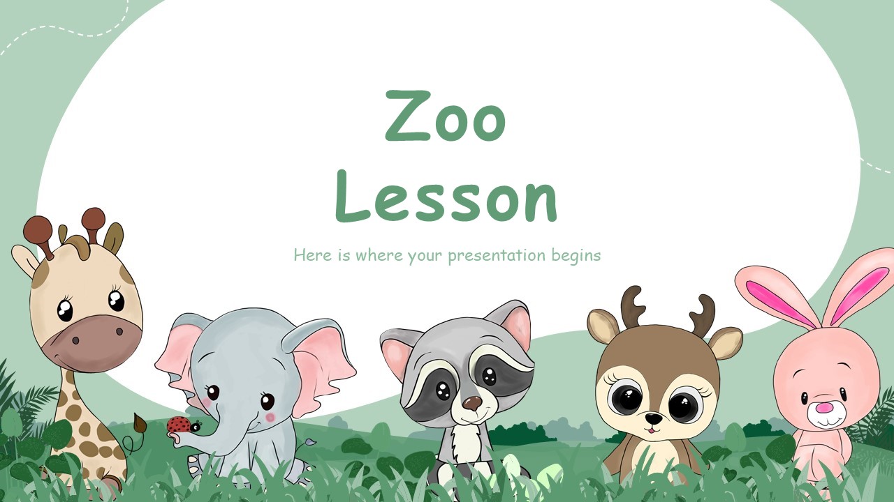 Detail Free Ppt Template Animals Nomer 5