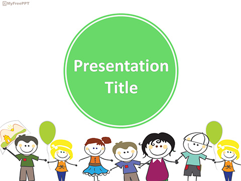 Detail Free Ppt Template Kids Nomer 12