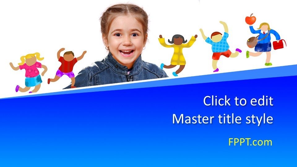 Detail Free Ppt Template Kids Nomer 13