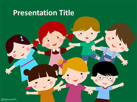 Detail Free Ppt Template Kids Nomer 21