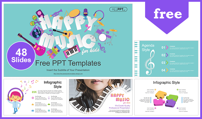 Detail Free Ppt Template Kids Nomer 29